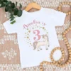 Camiseta de Unicornio Personalizada para Niños, Cumpleaños y Fiesta (1-9 Años)