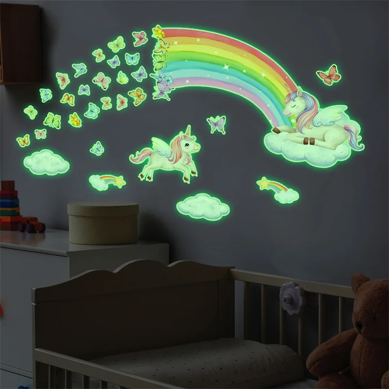 Unicornio fluorescente